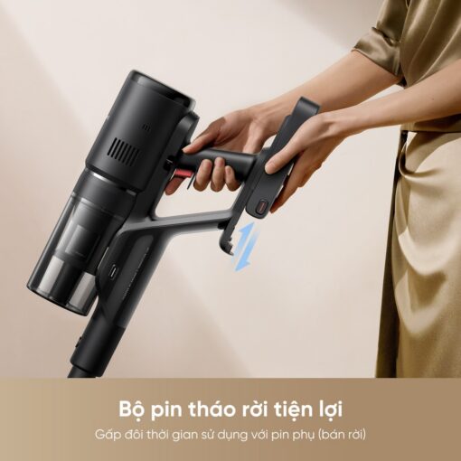 Dreame H13 Dual FlexReach gập nghiêng 180°