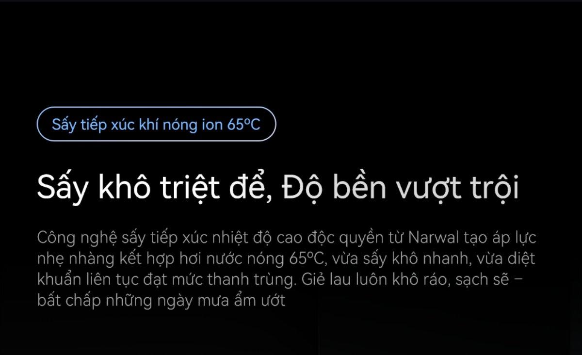 Narwal S20 gập nghiêng 180°
