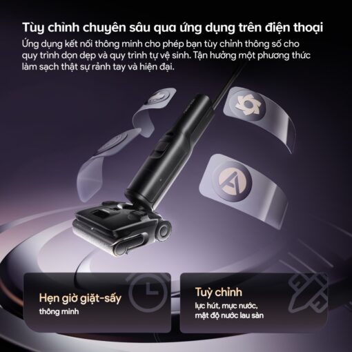 Roborock F25 ACE Pro gập nghiêng 180°
