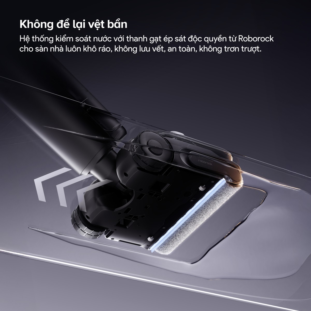 Roborock F25 ACE Pro gập nghiêng 180°