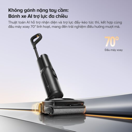 Roborock F25 ACE Pro gập nghiêng 180°