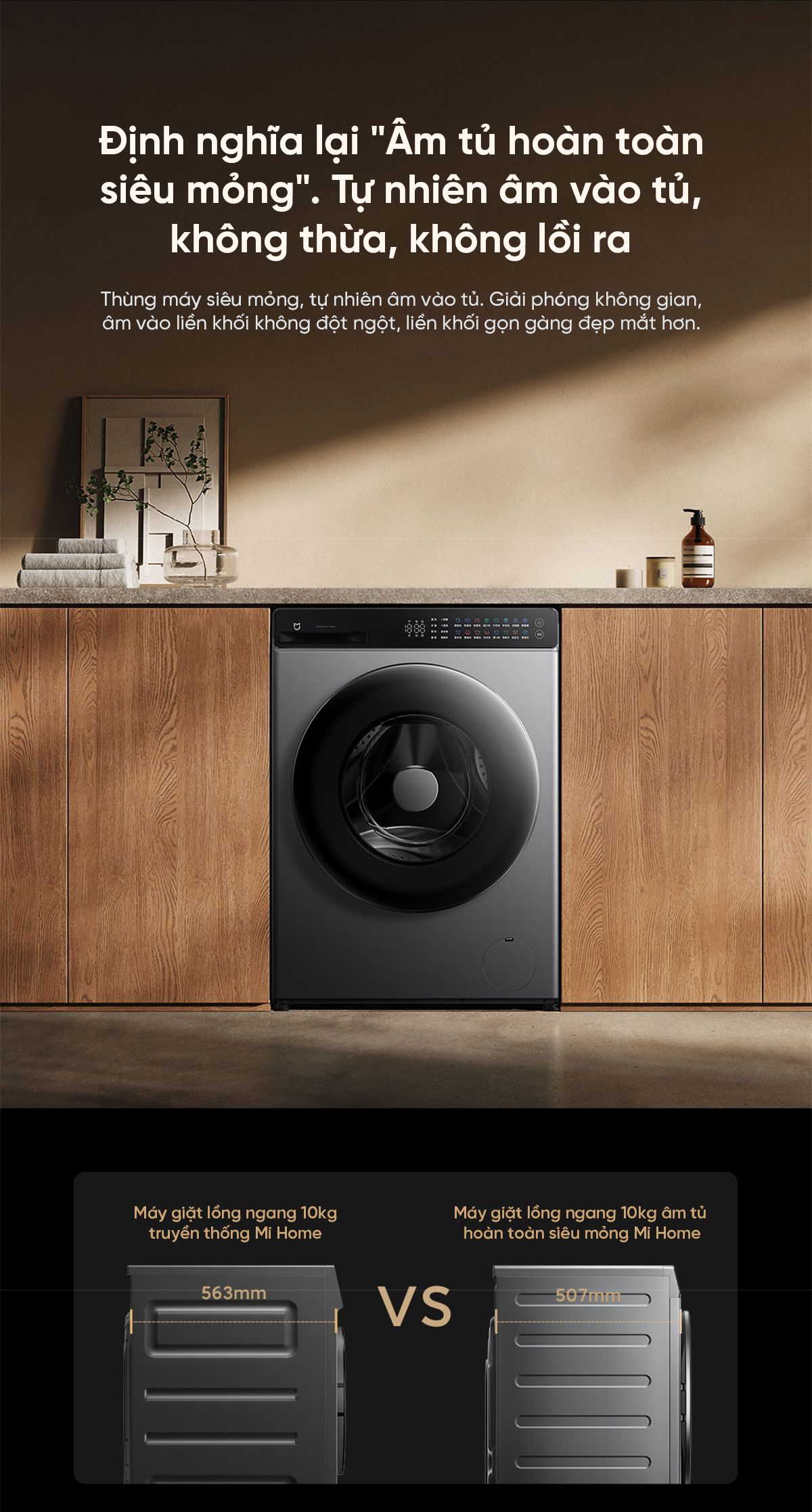 Máy giặt Xiaomi Mijia MJ108, giặt 10kg, 26 chương trình giặt
