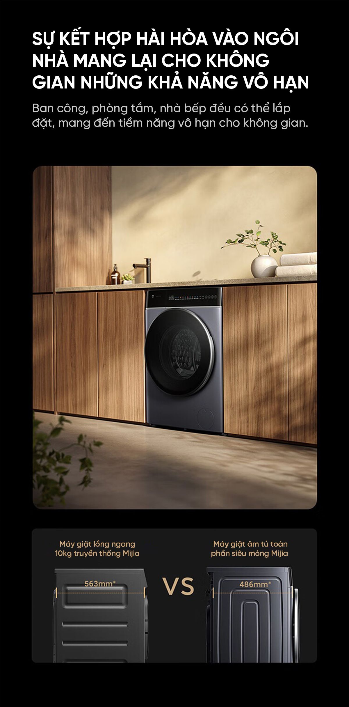 Máy giặt sấy Xiaomi Mijia MJ301 Pro giặt 10kg, sấy 7kg