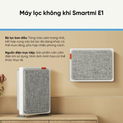 Smartmi E1 máy lọc không khí diện tích 18m²