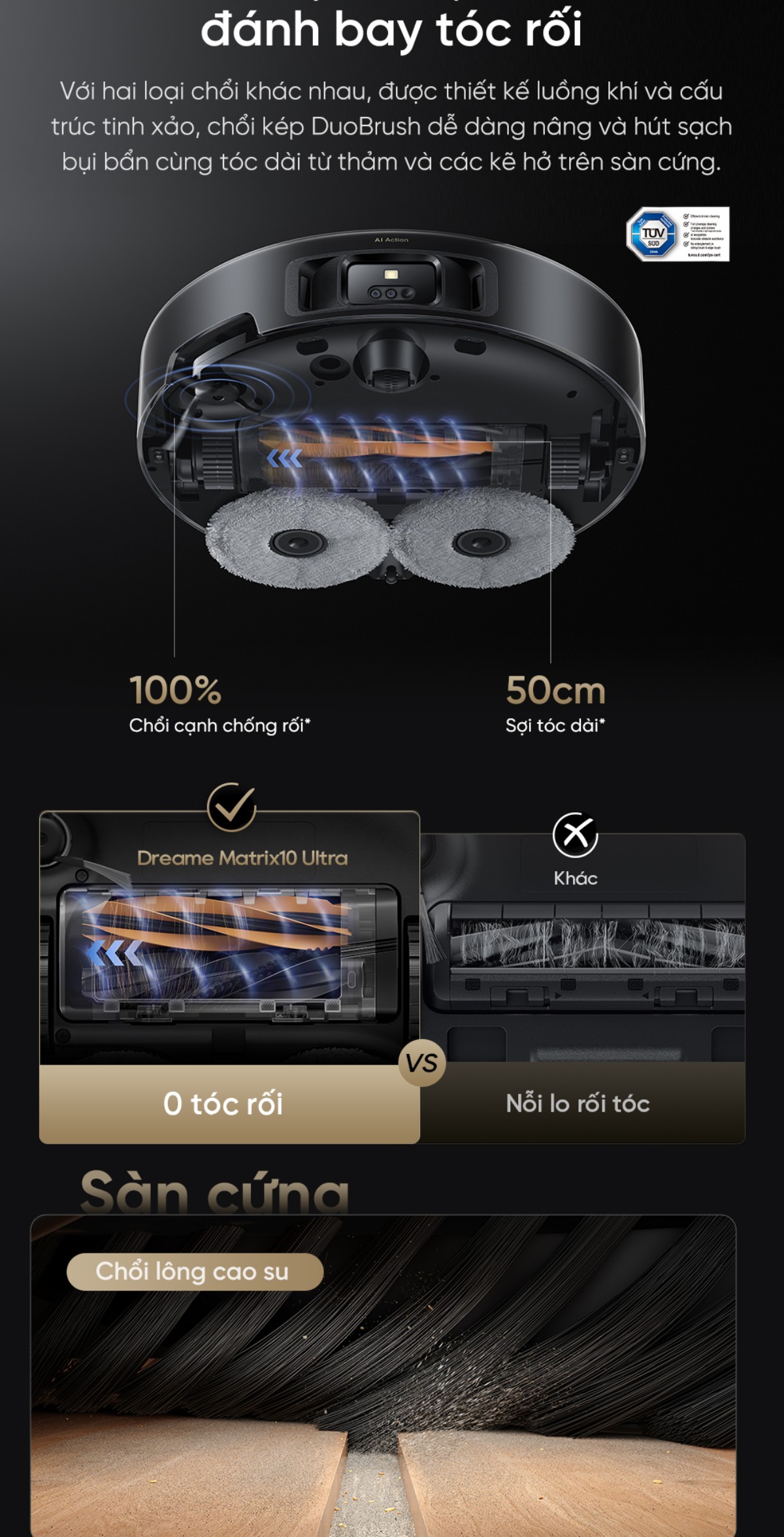 Robot hút bụi Dreame Matrix10 Ultra