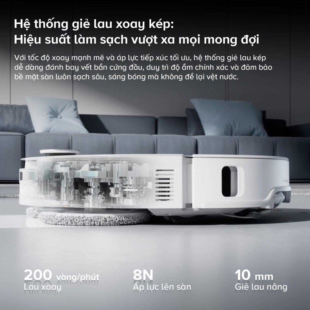 Robot hút bụi Roborock Qrevo EdgeT