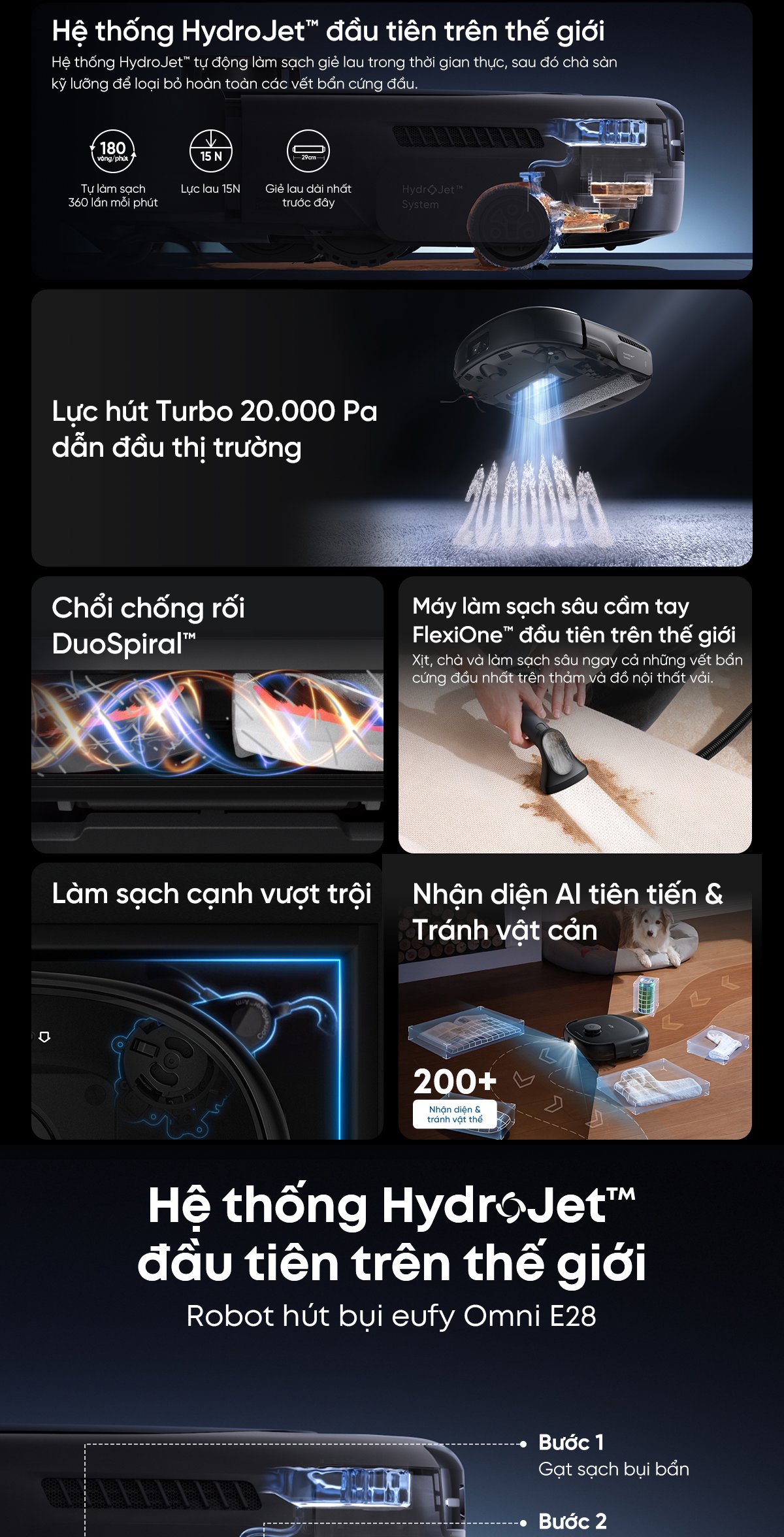 Robot hút bụi Eufy E28