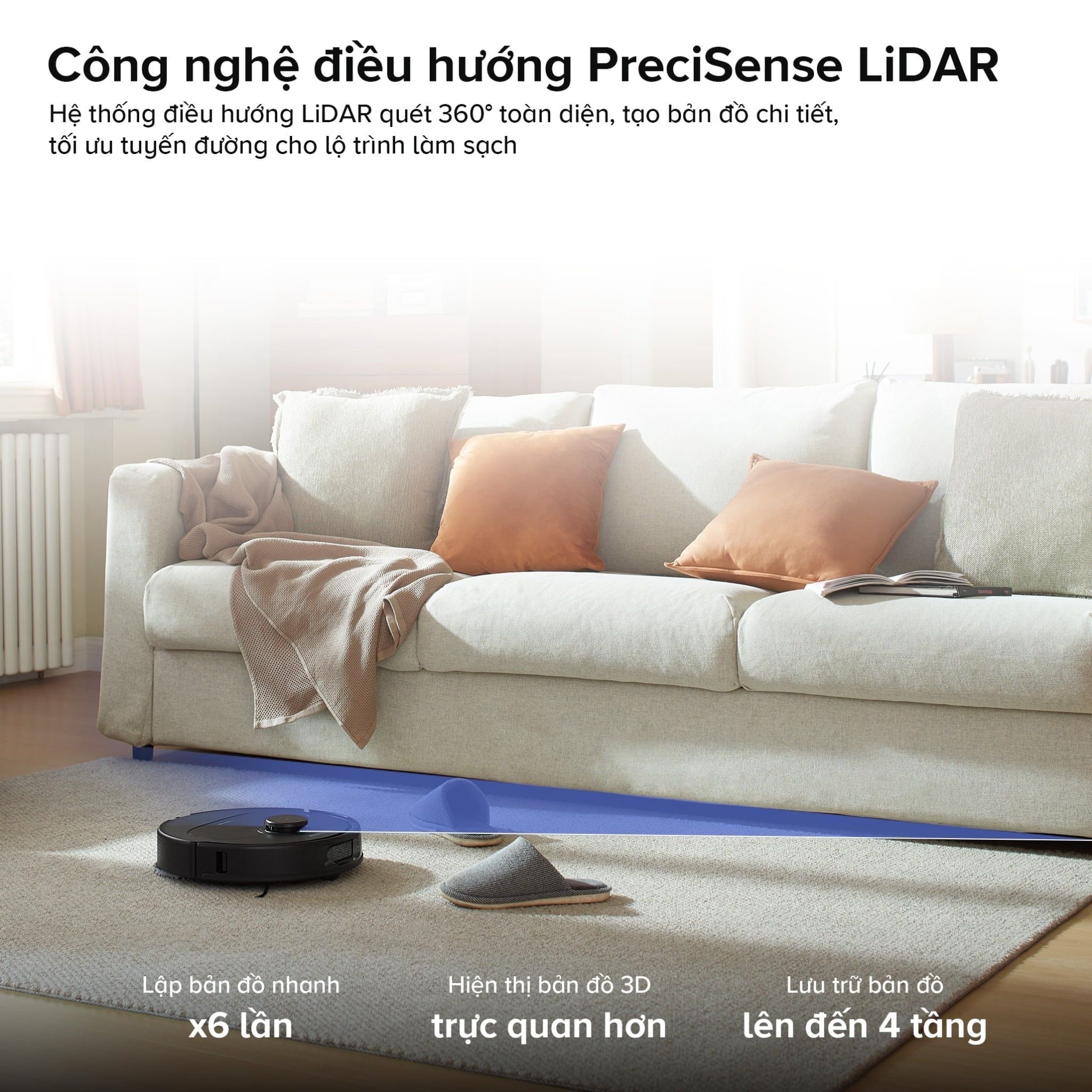 Robot hút bụi Roborock Qrevo S Pro
