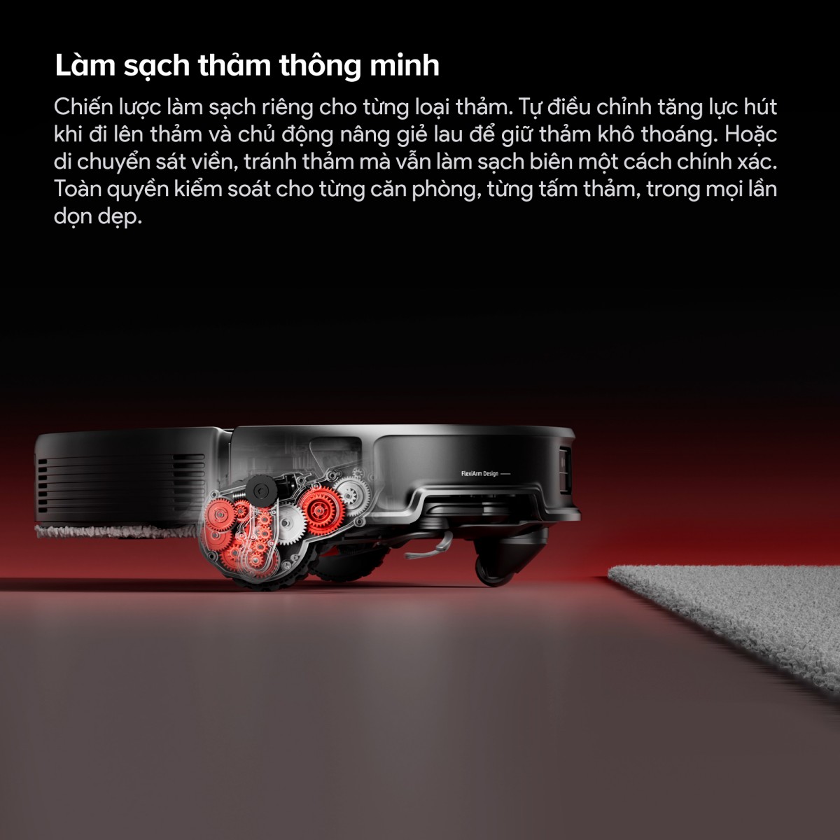 Robot hút bụi Roborock Saros 20 Sonic