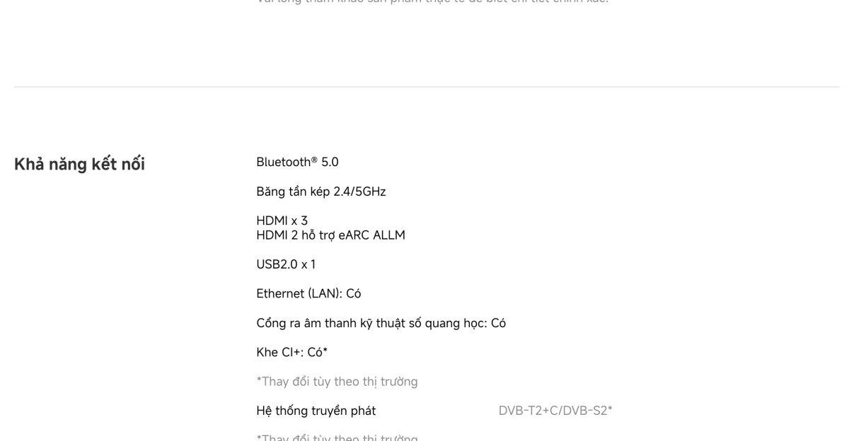 Tivi Xiaomi A Pro 43 Inch - 2026 Bản Quốc Tế - QLED 4K/60Hz - 2GB/8GB
