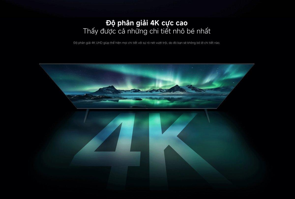 Tivi Xiaomi A Pro 55 Inch - 2026 Bản Quốc Tế - QLED 4K/60Hz - 2GB/8GB