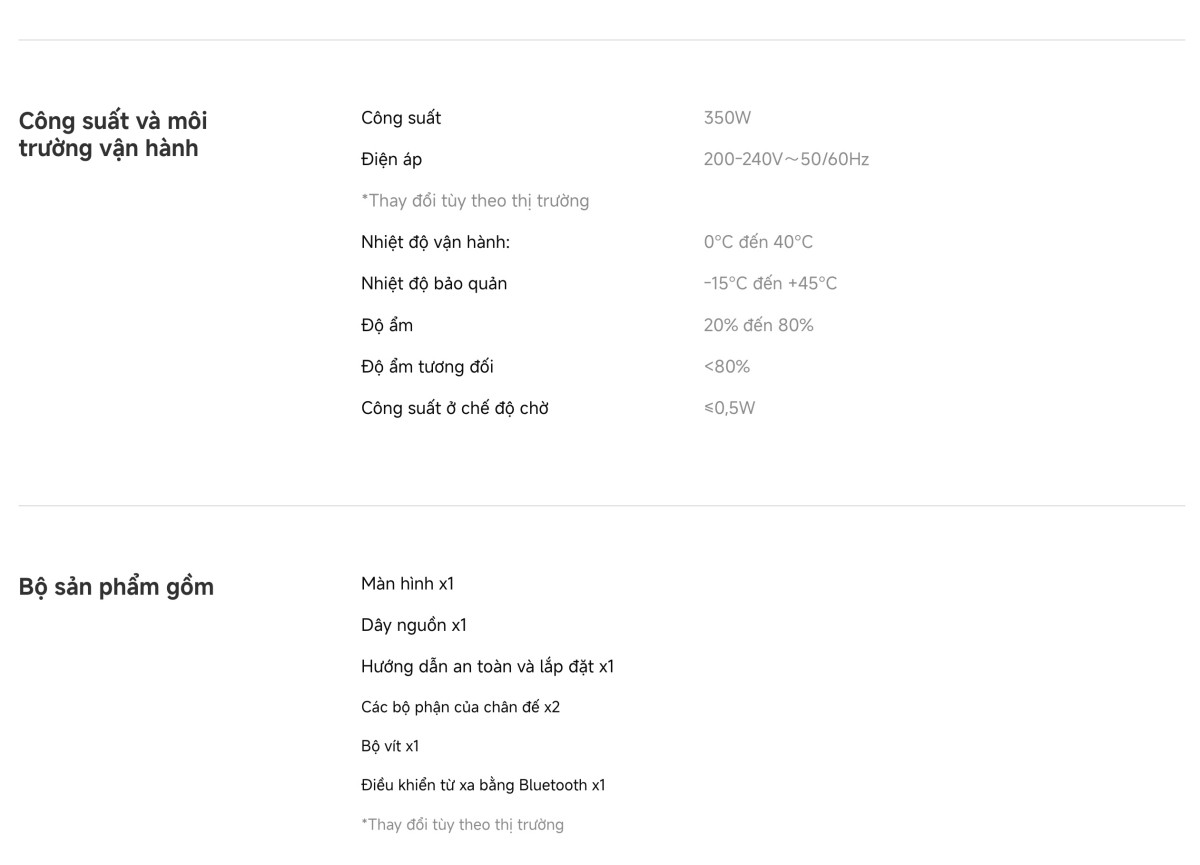 Tivi Xiaomi S Pro Mini LED 75 Inch 2026 - Bản Quốc Tế - 4K/144Hz - 3GB/32GB