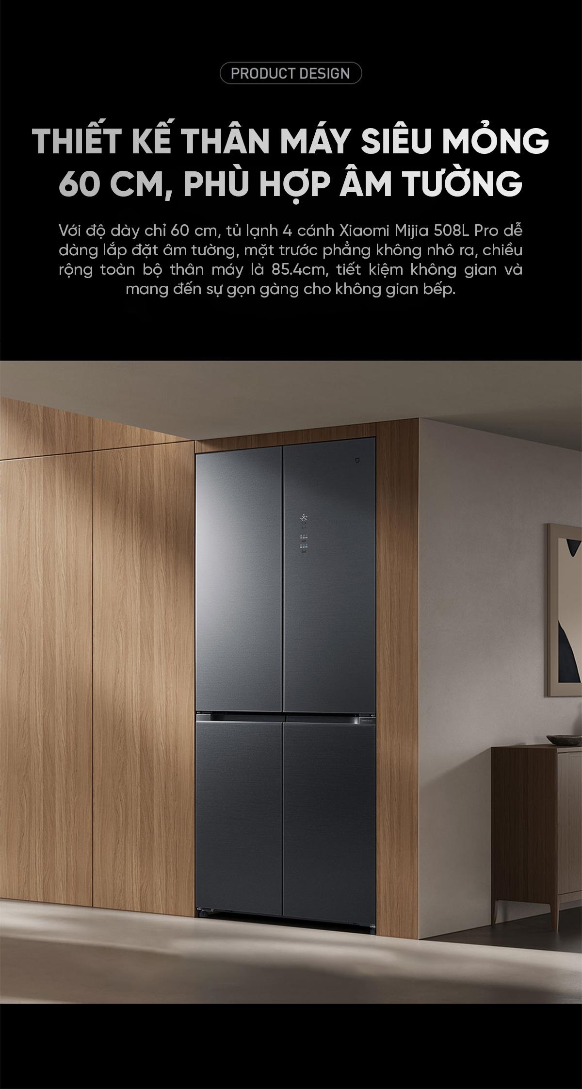 Tủ lạnh Xiaomi Mijia 508L Pro 2025