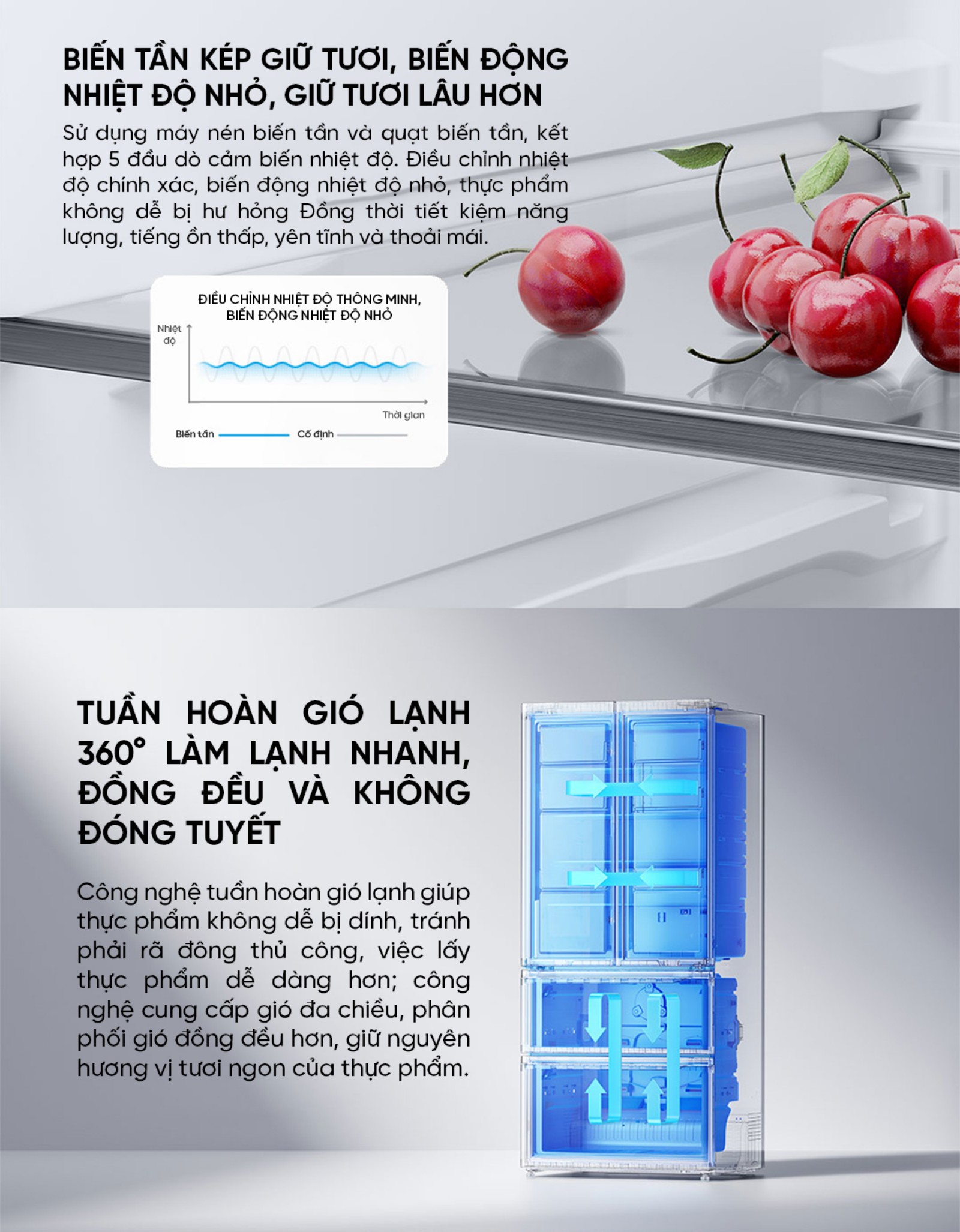 Tủ lạnh Xiaomi Mijia 508L kiểu Pháp, thiết kế siêu mỏng
